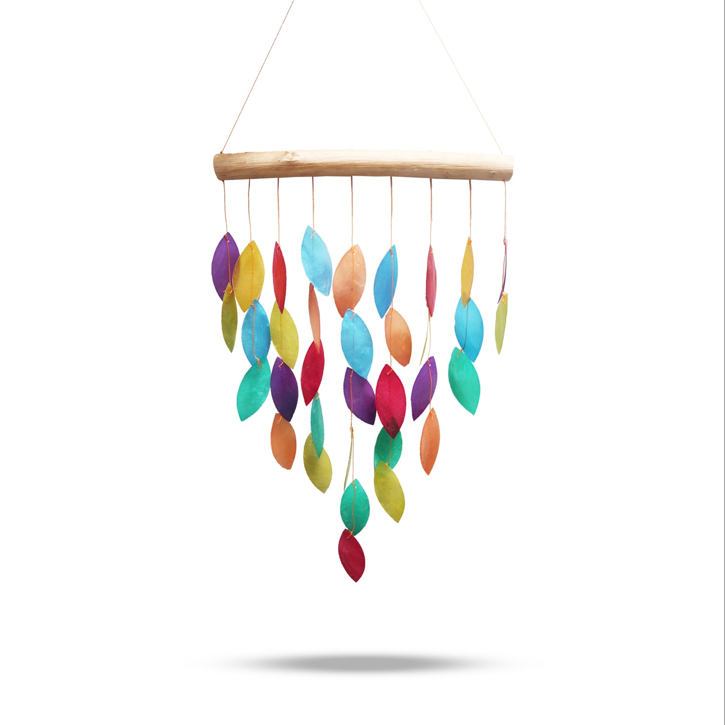 Rainbow Leaf Copis Wind Chimes