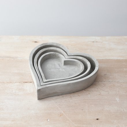 Heart Cement Trays
