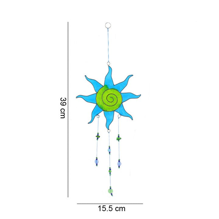 Blue Green Sun Suncatcher