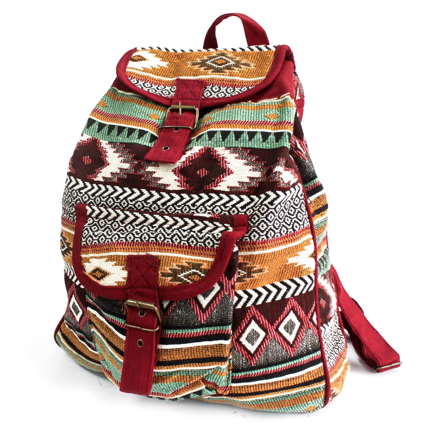 Jacquard Backpack - Chcolate