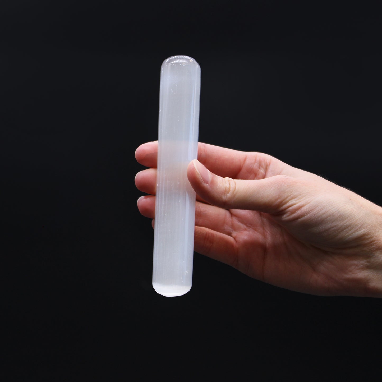 Selenite Wand 16cm Round Ends