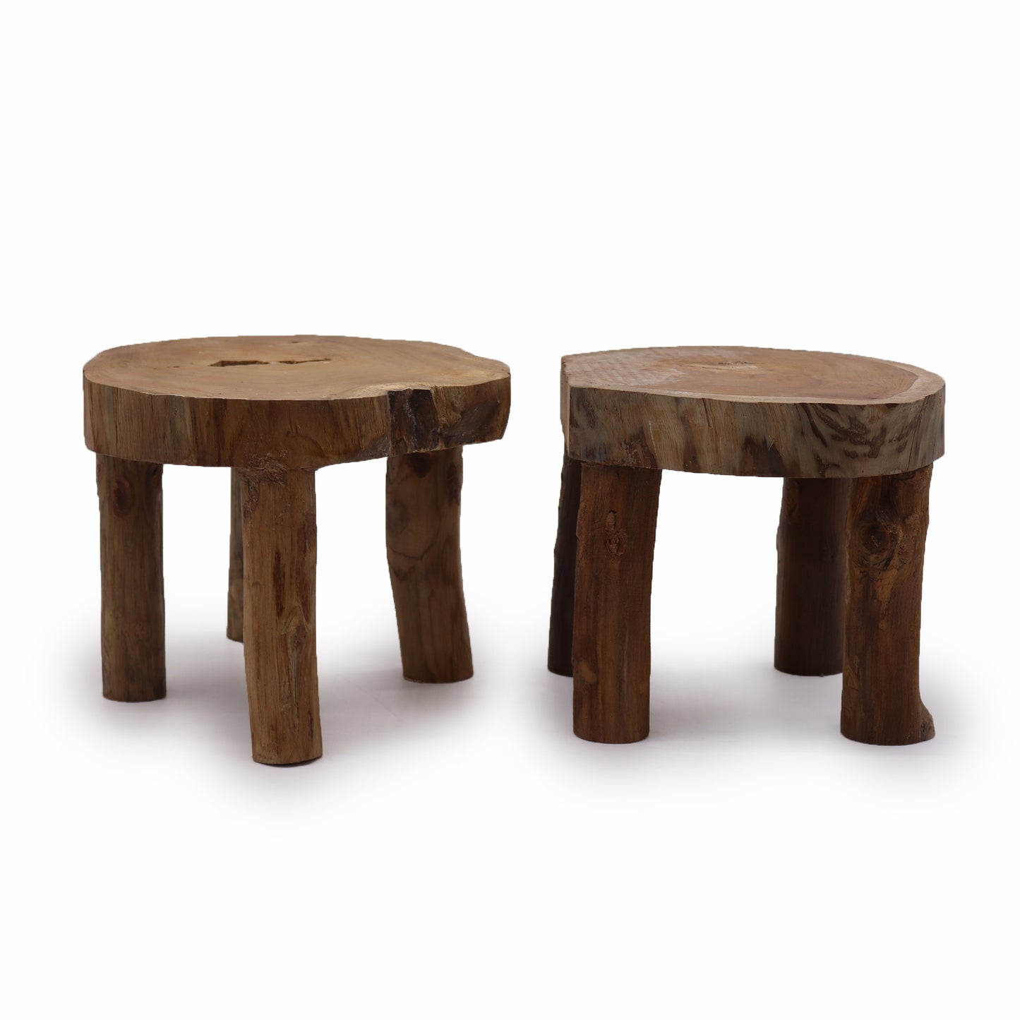 Teak Wood Plant Stands - Tall