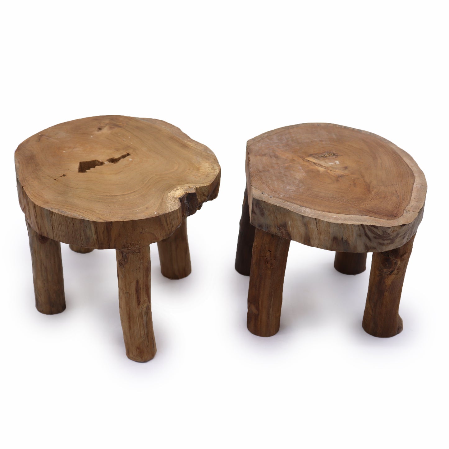 Teak Wood Plant Stands - Tall