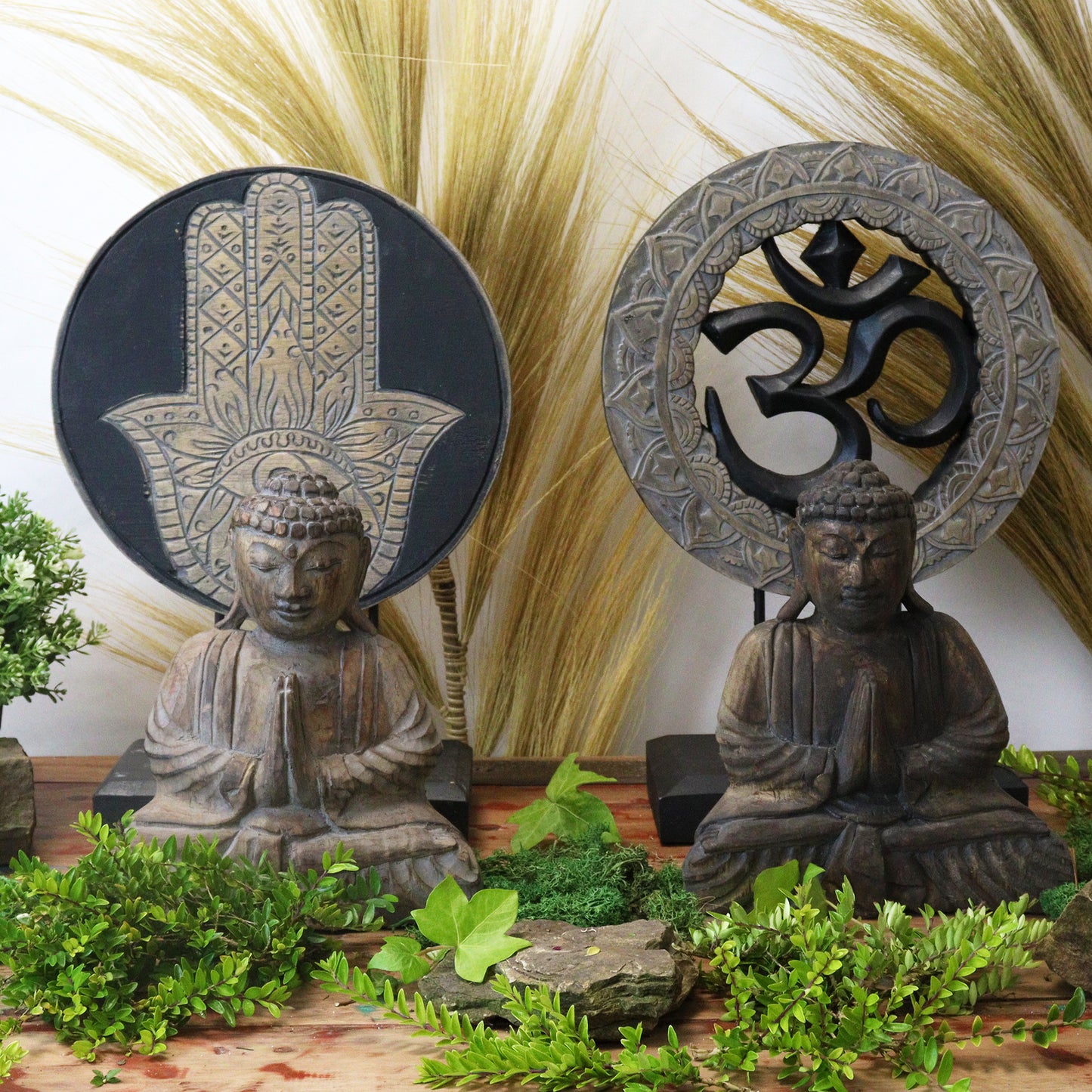 Buddha Feng-Shui Set - Ohm Black And Grey