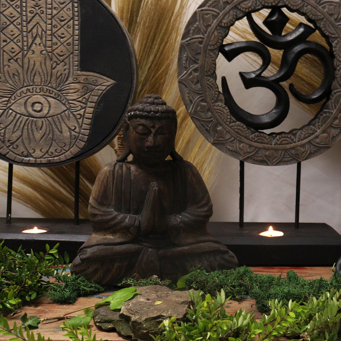 Buddha Feng-Shui Set - Ohm Black And Grey