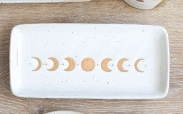 Moon Phase Ceramic Trinket Tray