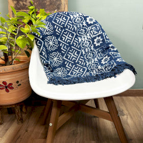 Handmade Indigo Throws - Various Designs