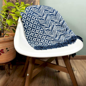 Handmade Indigo Throws - Various Designs