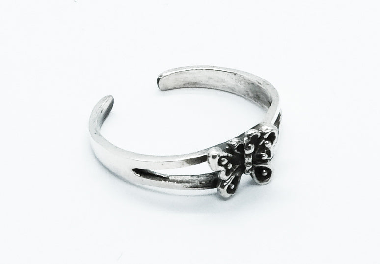 Sterling Silver Butterfly Toe Ring