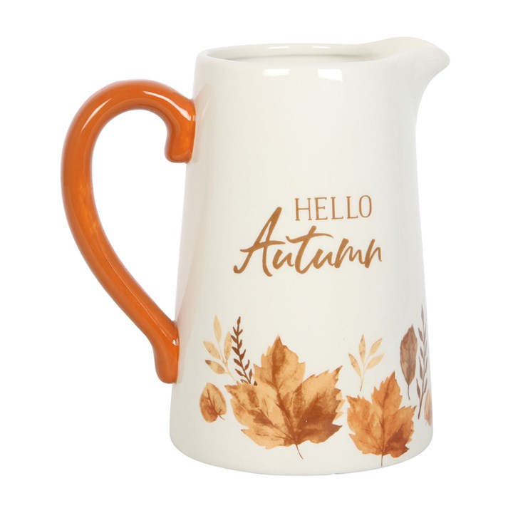 Hello Autumn Flower Jug