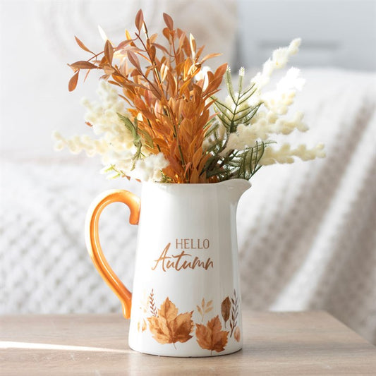 Hello Autumn Flower Jug