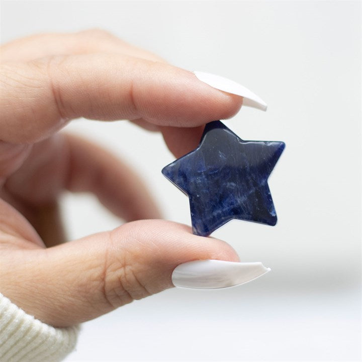 I Thank My Lucky Stars For You Sodalite Crystal Star In Gift Bag