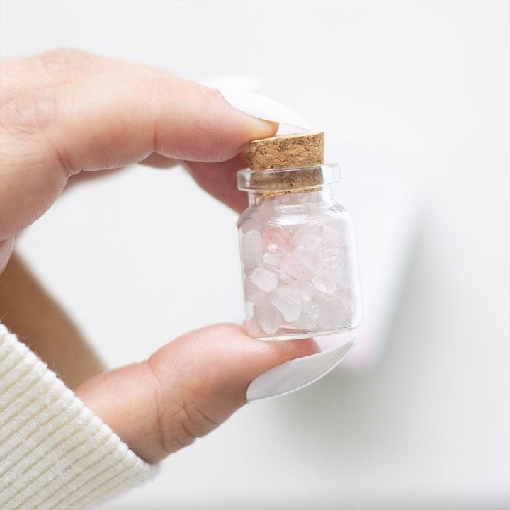 Jar Of Love Rose Quartz Crystal Set