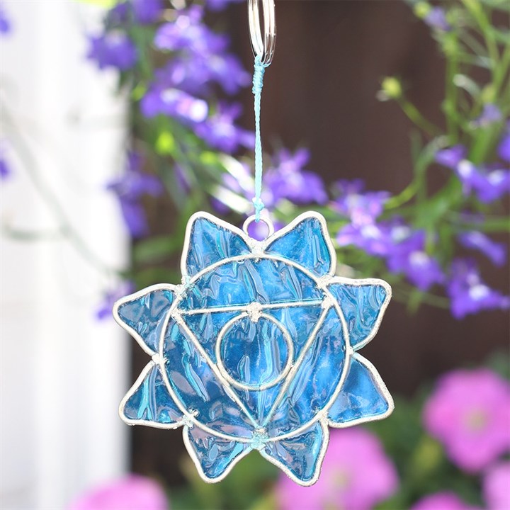 Throat Chakra Suncatcher