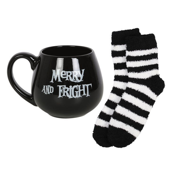 Merry And Fright Mug And Sock Set