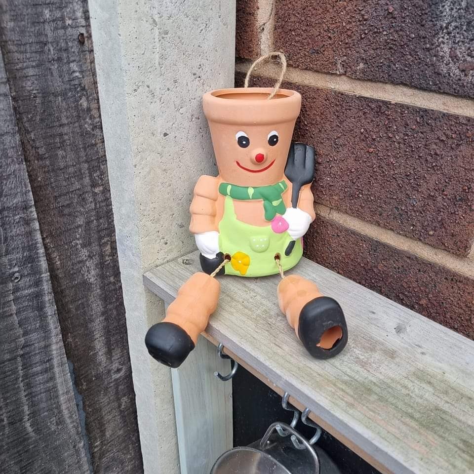 Terracotta Pot Man Planter