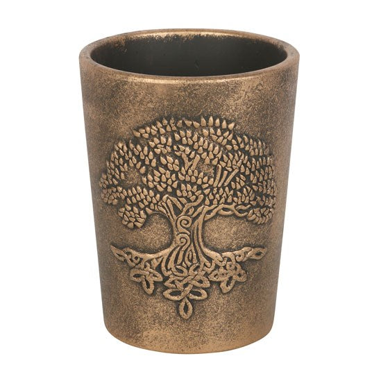 Tree Of Life Bronze Terracotta Plant Pot