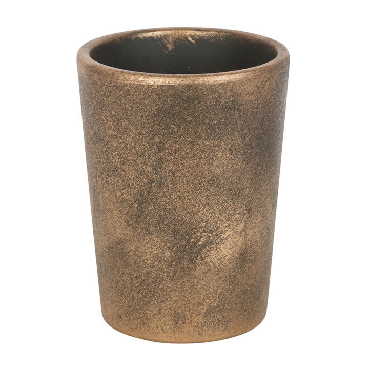 Moon Shadows Bronze Terracotta Plant Pot