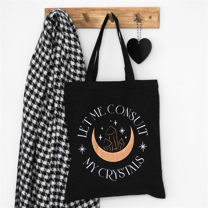 Let Me Consult My Crystals Cotton Tote Bag