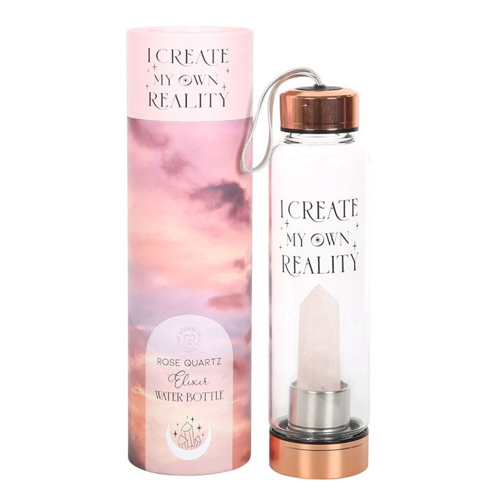 Rose Quartz Create My Own Magic Crystal Water Bottle