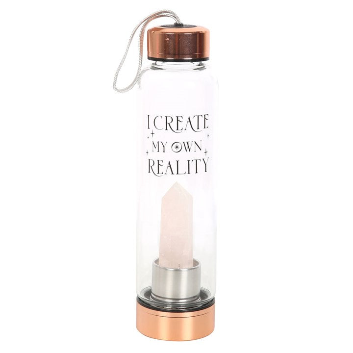 Rose Quartz Create My Own Magic Crystal Water Bottle