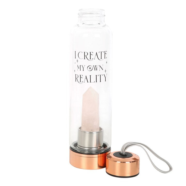 Rose Quartz Create My Own Magic Crystal Water Bottle