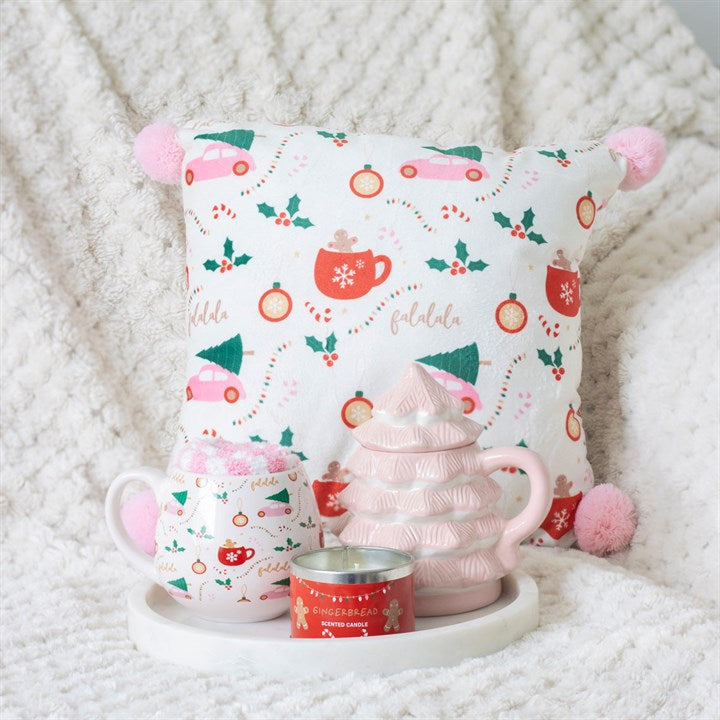 Pink Christmas Tree Mug