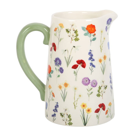 Wildflower Ceramic Flower Jug 17cm