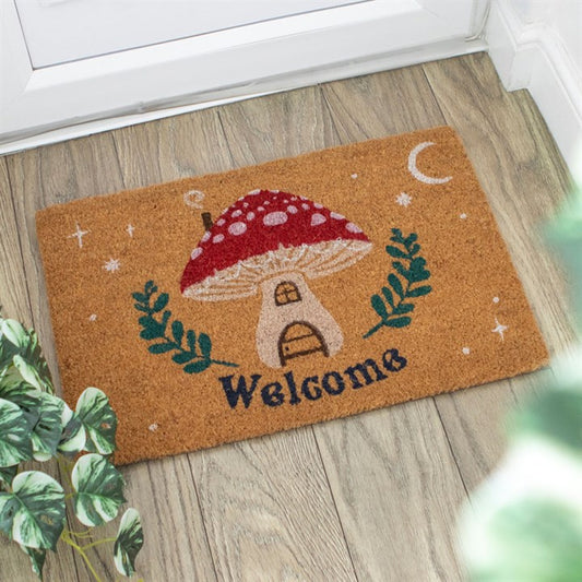 Welcome Mushroom Doormat