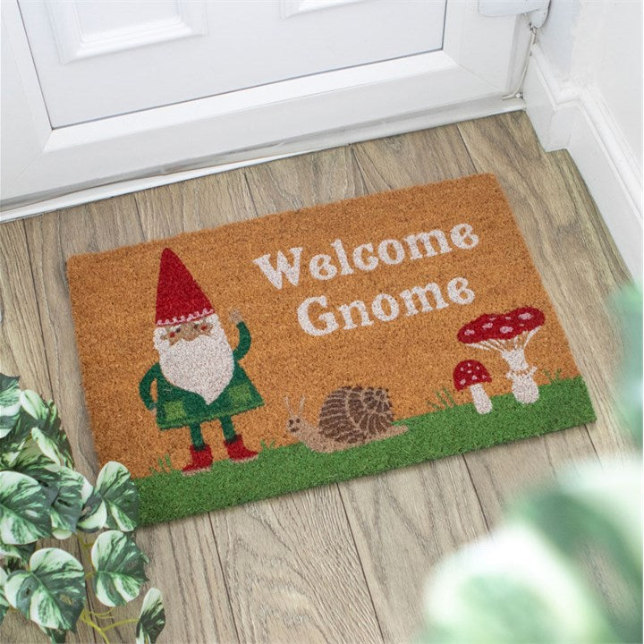 Welcome Gnome Doormat