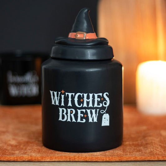 Witches Brew Ceramic Tea Cannister