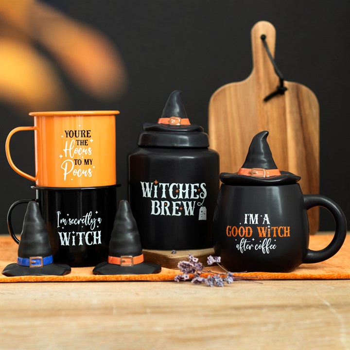 Witches Brew Ceramic Tea Cannister