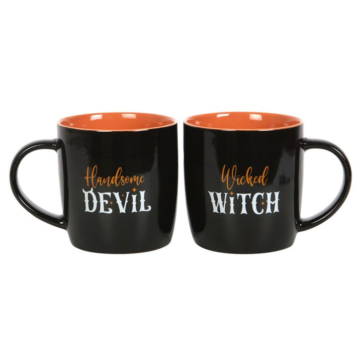 Wicked Witch And Handsome Devil Mug Set