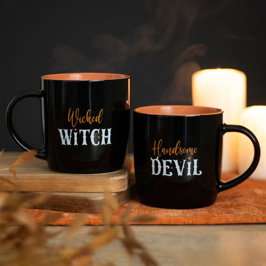 Wicked Witch And Handsome Devil Mug Set