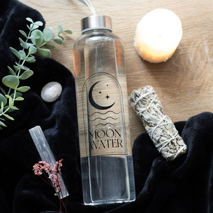 Glass Moon Water Bottle