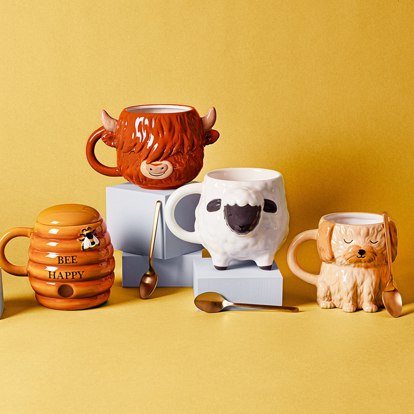 Beehive Mug With Lid