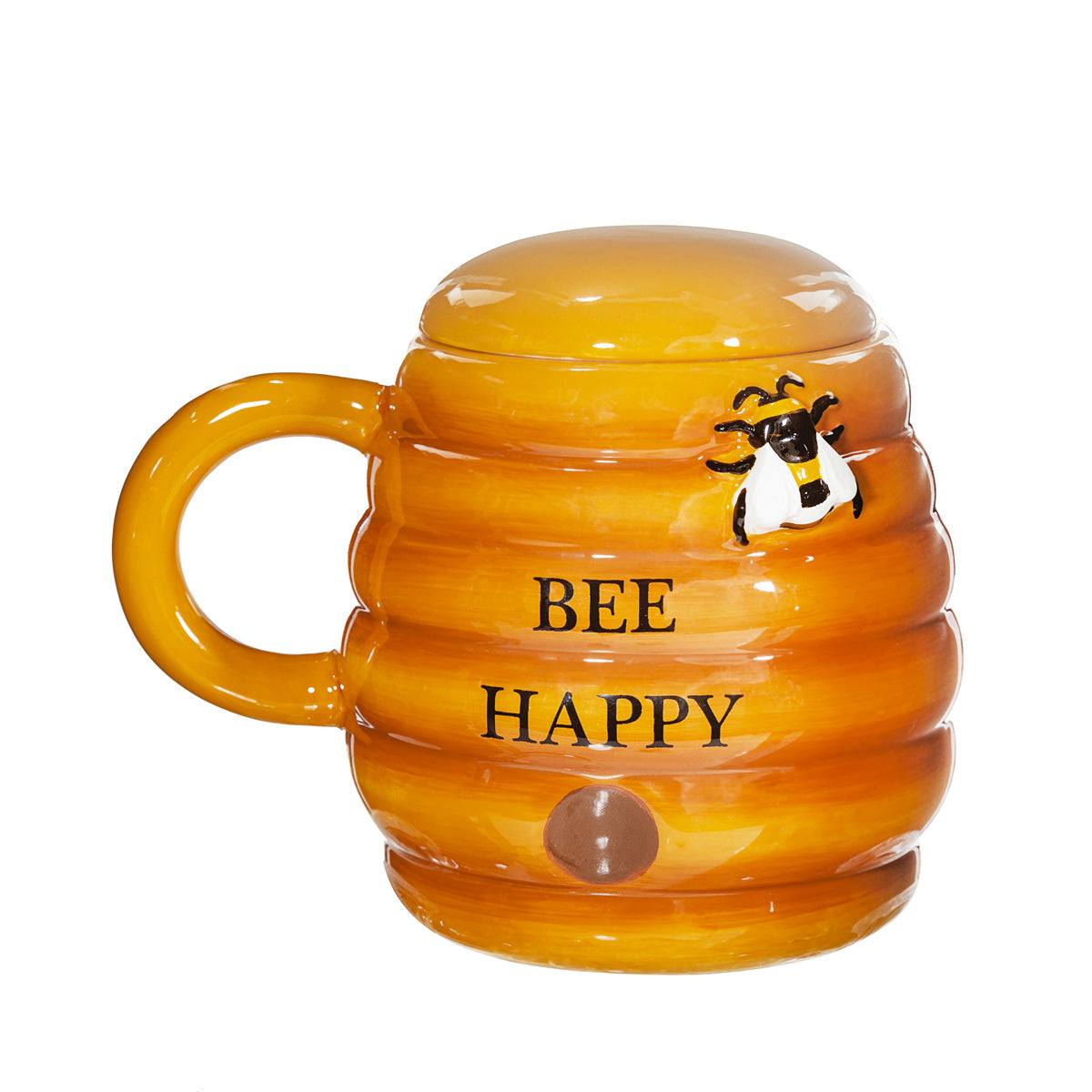 Beehive Mug With Lid