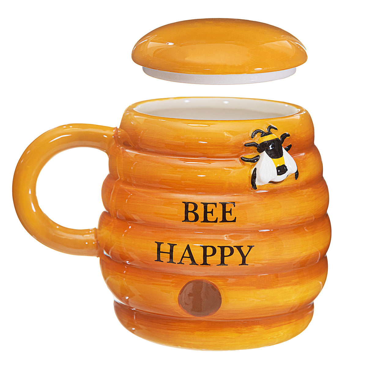 Beehive Mug With Lid