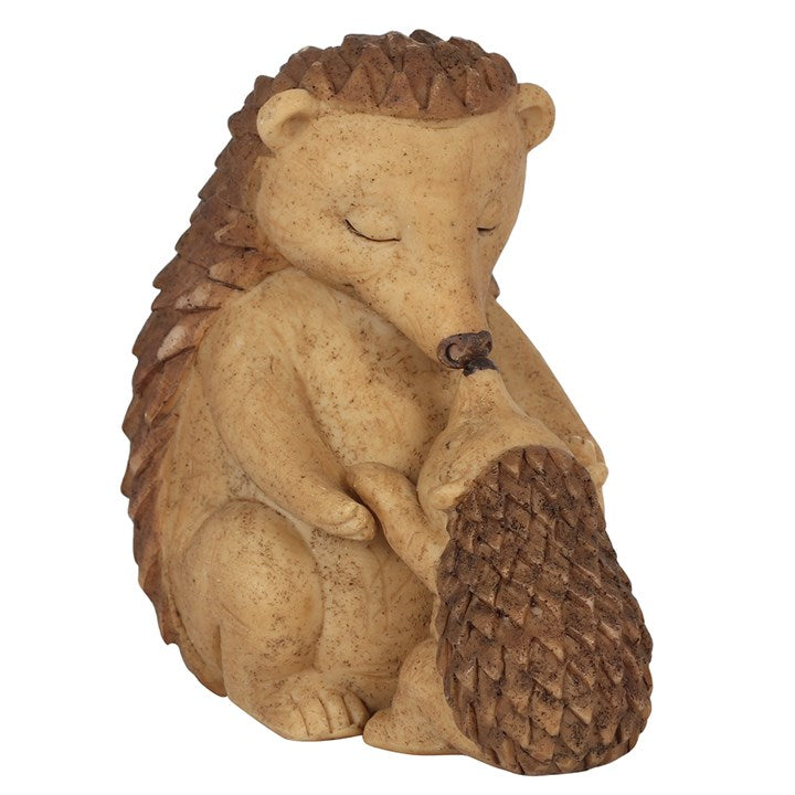 Happy Hoglet Mother & Baby Hedgehog Ornament