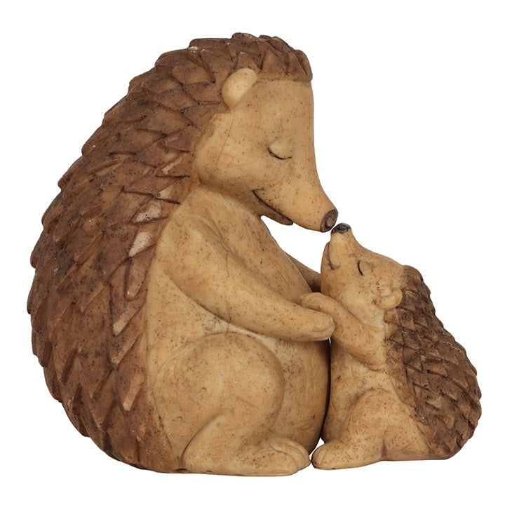 Happy Hoglet Mother & Baby Hedgehog Ornament