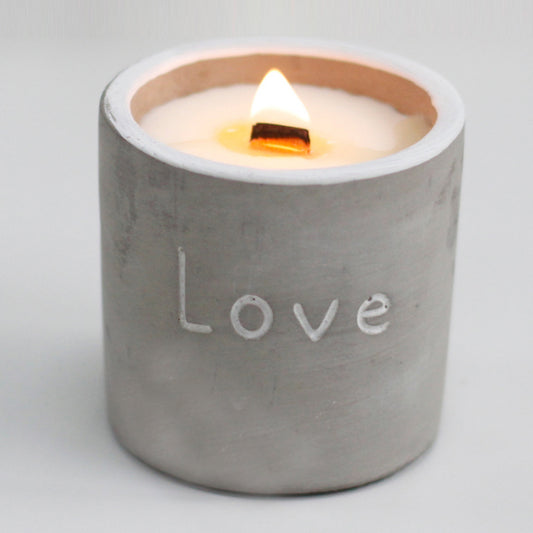 Concrete Candle - Purple Fig & Casis