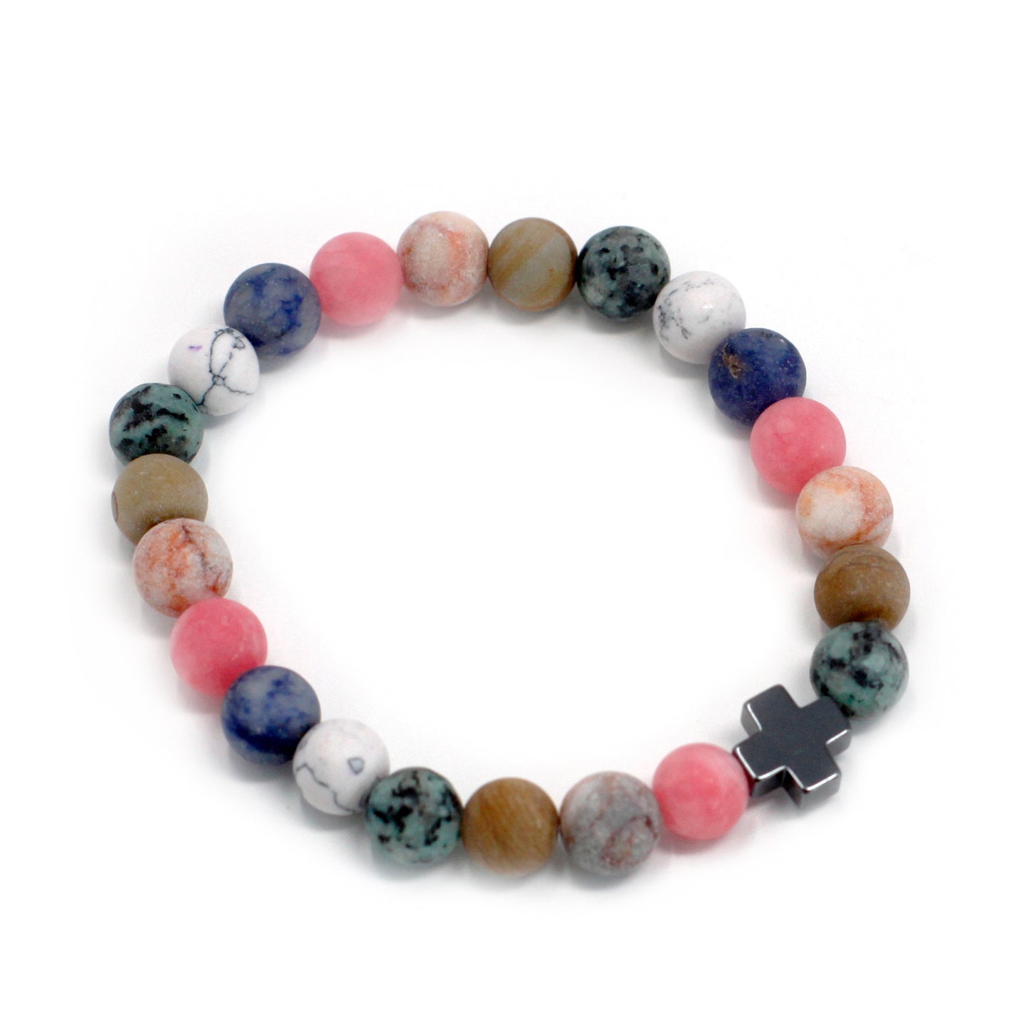 Rainbow Gemstone  Harmony Power Bracelet