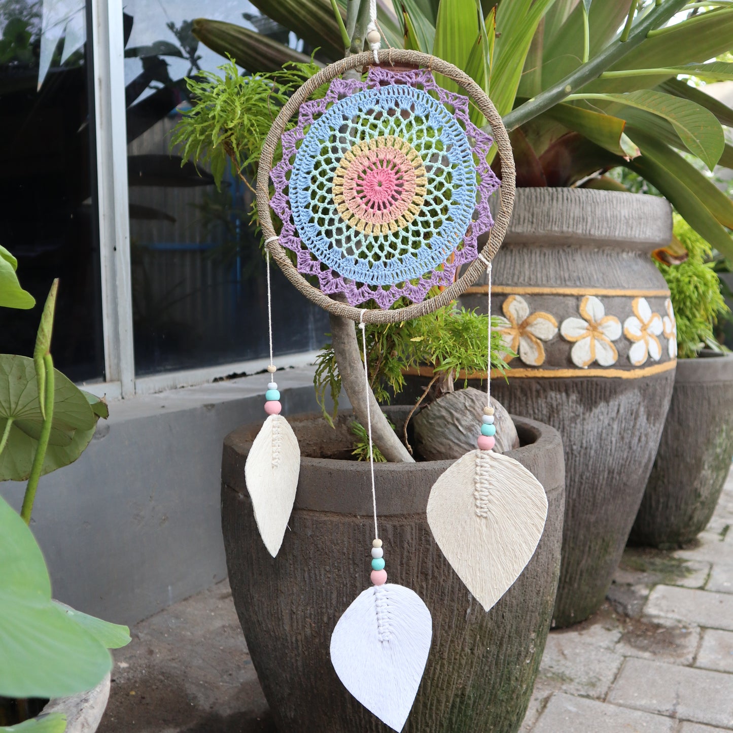 Large Multi Colour Elemental Spirits Dreamcatcher