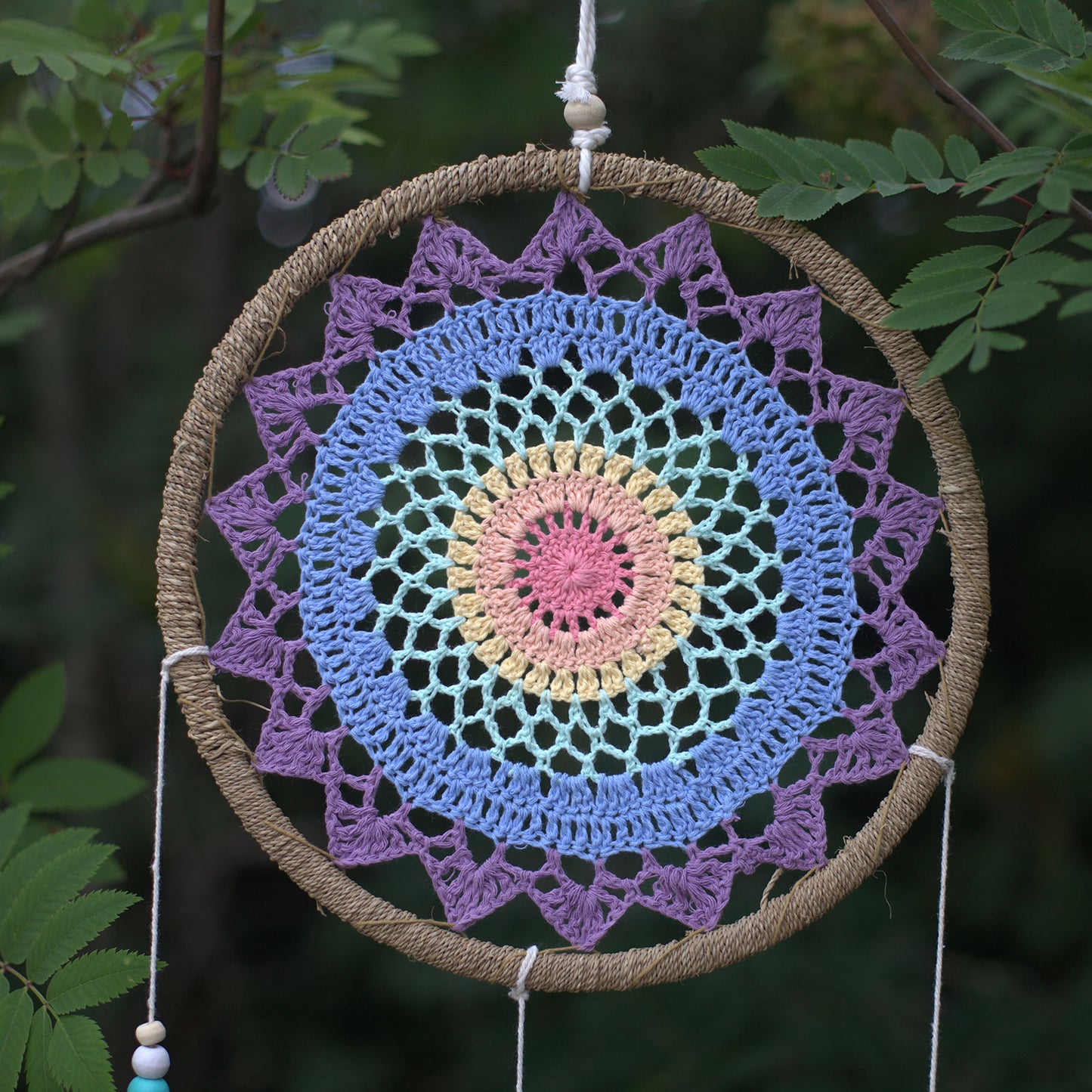 Large Multi Colour Elemental Spirits Dreamcatcher