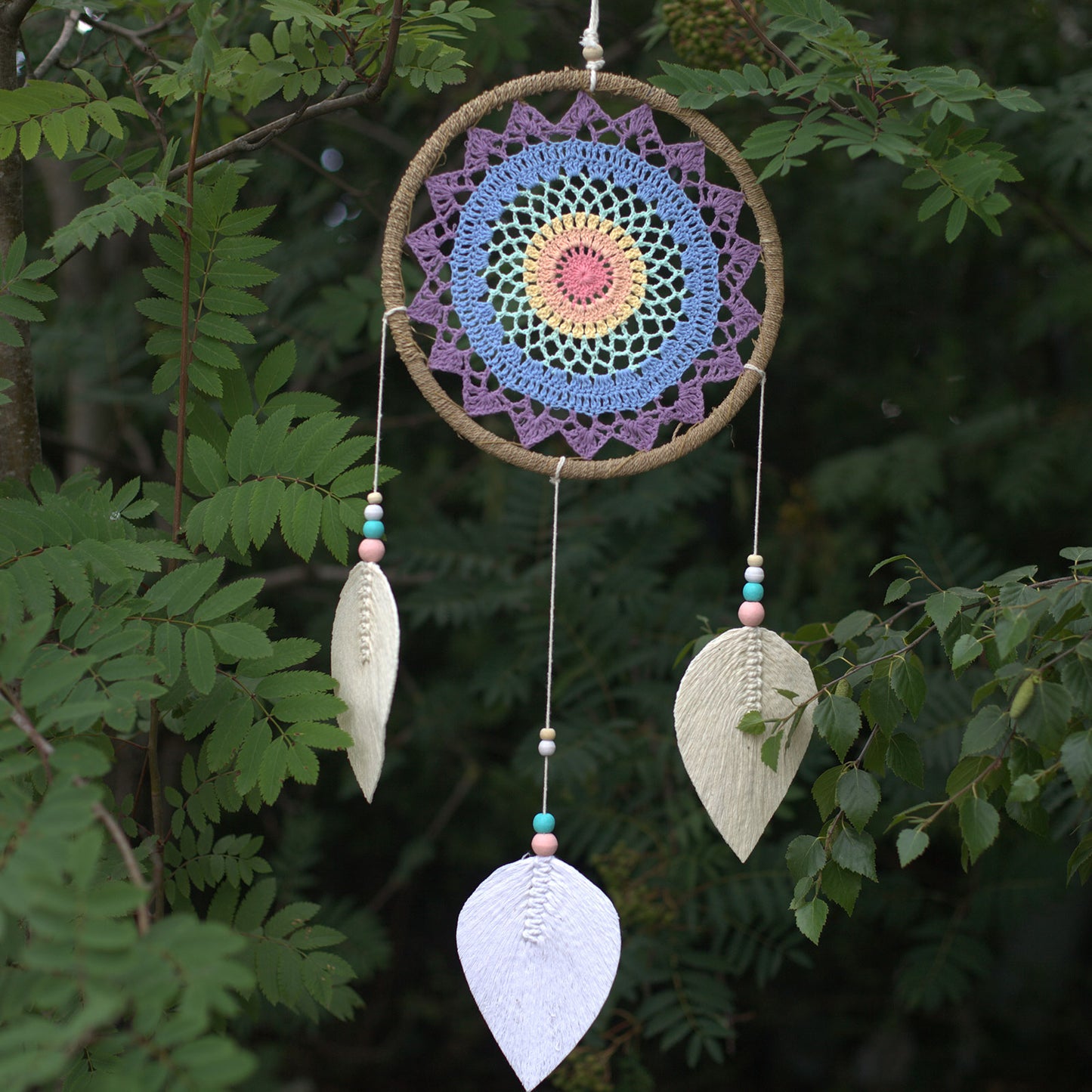 Large Multi Colour Elemental Spirits Dreamcatcher