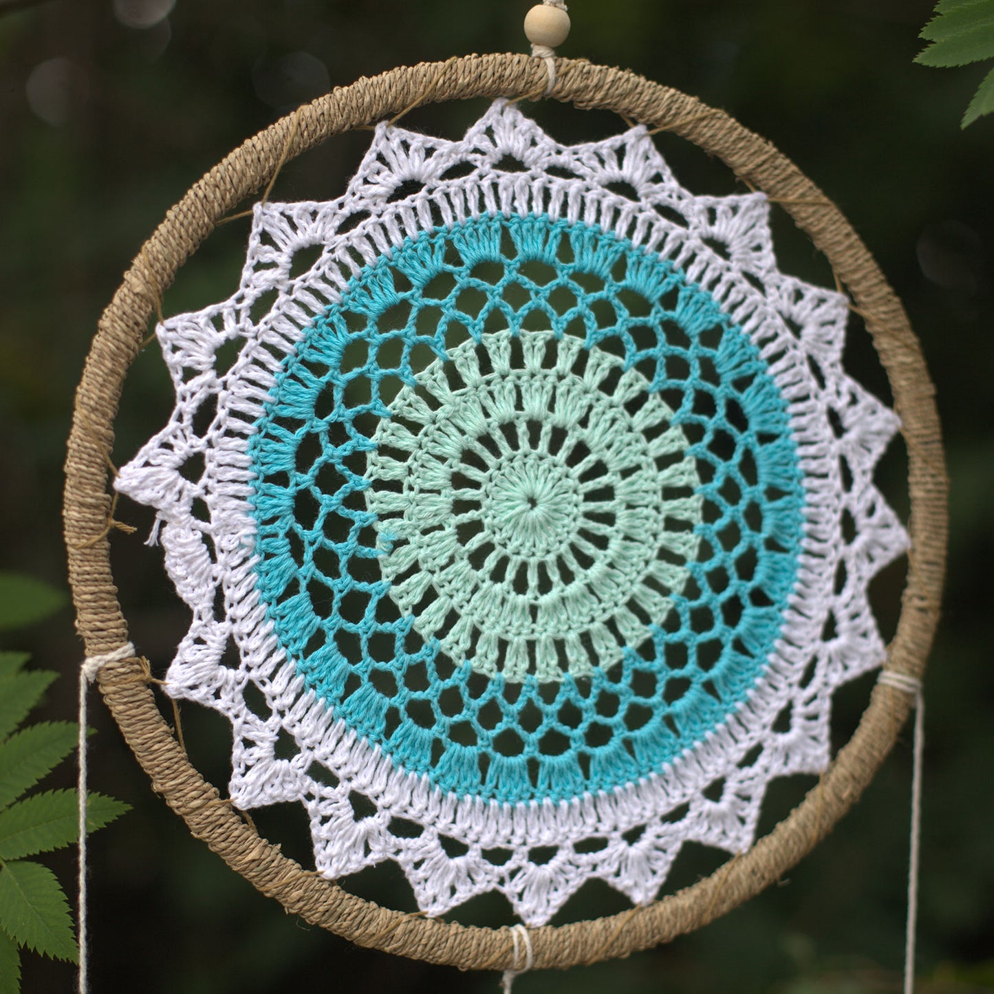 Large Turquoise Elemental Spirits Dreamcatcher