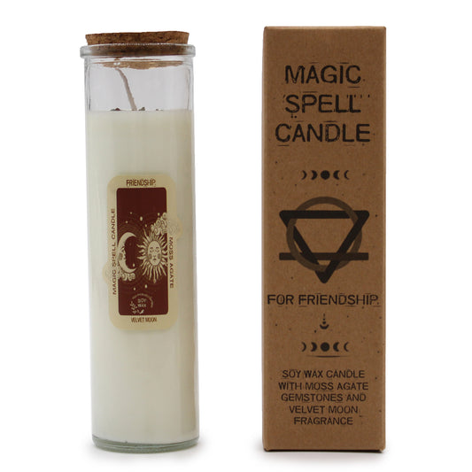 Crystal Chip Spell Candle - Frienship