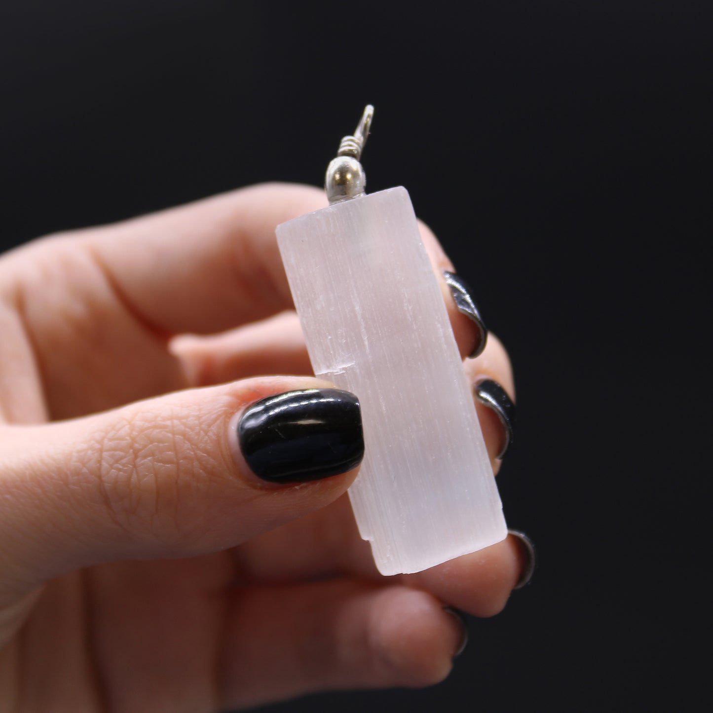 Selenite Pendants