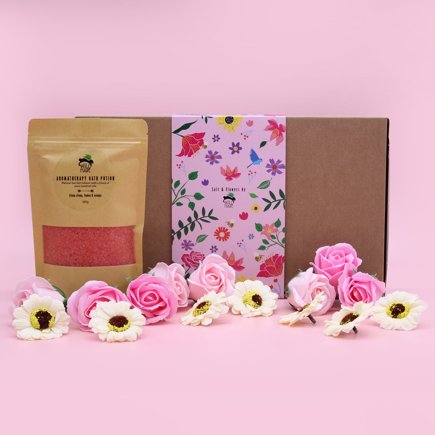 Wild Hare Salts & Flowers Set - Passion