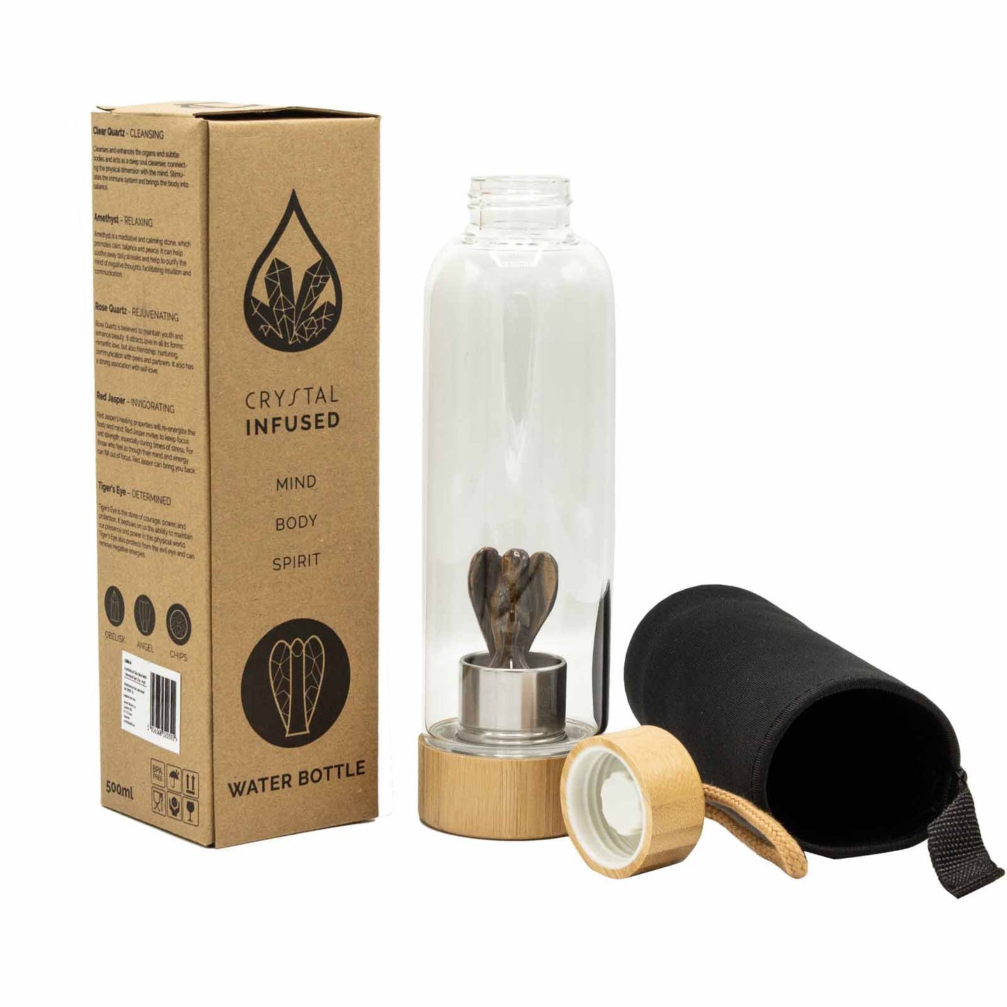 Peace Bamboo Water Bottle